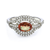 Anillo de Plata Fina .925 con Zultanita Bicolor