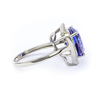 Anillo de Tanzanita Grande En Plata