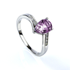 Anillo de Alejandrita Cambia de Color Azul Morado