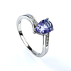 Alexandrite Pear Cut 925 Silver Ring