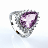 Grandioso Anillo de Plata y Alejandrita Bicolor