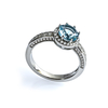 Hermoso Anillo de Aguamarina