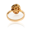 0.60 Ctw Anillo de Oro Amarillo de 14K con Diamante Chocolate