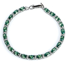 Brazalete de Alejandrita Gemas Pequeñas Ovaladas