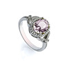 Anillo de Plata Sterlina Con Alejandrita Amarilla