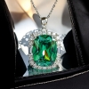 Dije de Alejandrita Corte Trillion Blue to Green 11 mm x 16 mm