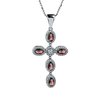 Cruz de Plata Con Alejandrita Cambia de Color