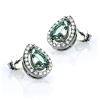 Aretes de Plata de Ley con Alejandrita
