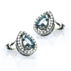 Aretes de Plata de Ley con Alejandrita