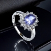 Anillo con una Gema de Alejandrita en Plata de Ley