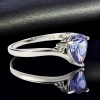 Anillo de Tanzanita en Plata .925