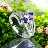 Magnifico Anillo de Plata .925 con una Gema de Alejandrita