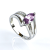 Magnifico Anillo de Plata .925 con una Gema de Alejandrita