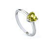 Yellow Alejandrite Heart Shape Stone Ring