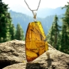 Dije de Ambar Natural 40 mm x 19 mm