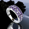 Anillo de Plata de Ley con Amatista Churumbela