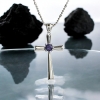 Cruz de Amatista Plata 925