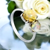 Anillo de Oro Con Opalo Mexicano Genuino