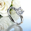 7 mm Anillo de Boda en Plata .925 Con Baño de Oro Amarillo