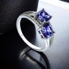 Anillo de Plata de Ley Con Tanzanita