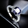 Hermoso Anillo de Plata con Tanzanita