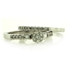 14K WHITE GOLD DIAMOND RING 0.50 CARAT GENUINE DIAMONDS