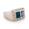 Australian Opal Mens Ring