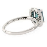 Anillo de Plata y Alejandrita con Incrustaciones