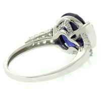 Espectacular Anillo de Plata con Tanzanita