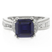 Increíble Anillo de Tanzanita en Plata .925