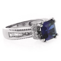 Increíble Anillo de Tanzanita en Plata .925