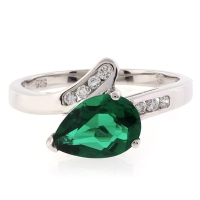 Anillo de Esmeralda en Plata .925