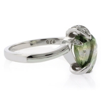 Anillo de Plata .925 con Turmalina en Corte de Pera