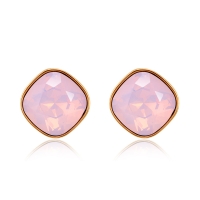 Artes de Cristal Swarovski Rosa con Baño de Oro 18K