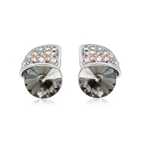 Aretes de Cristal Austriaco Negros