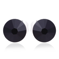 Divinos Aretes de Cristal Austriaco con Rodio Negros