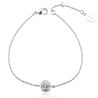 Pulsera Cristal Austriaco con Cristal Blanco