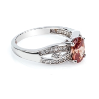 Anillo con una Gema de Zultanita Bicolor en Plata .925