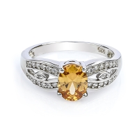 Anillo con una Gema de Zultanita Bicolor en Plata .925