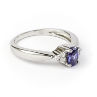 Anillo de Tanzanita Con Plata 925