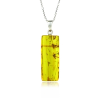 Dije de Ambar Natural Con Mosquito 37 mm x 12 mm