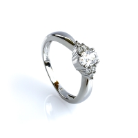Anillo de Compromiso Con Plata 925