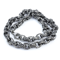 Collar de Acero Inoxidable Biker
