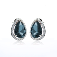 Alejandrita Aretes Con Plata Sterlina