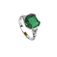Anillo de Alejandrita Con Plata