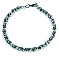 Brazalete de Alejandrita Gemas Pequeñas Ovaladas