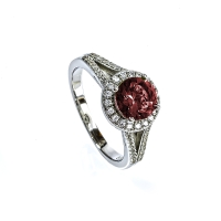Hermoso Anillo de Compromiso con 7mm  Zultanita
