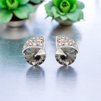 Aretes de Cristal Austriaco Negros