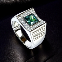 Grande Anillo De Alejandrita Para Hombre