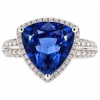 Anillo de Plata .925 con Alejandrita Azul a Morado